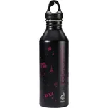 Lahev na pití z nerez oceli coocazoo 0,75 l - černá/vínová