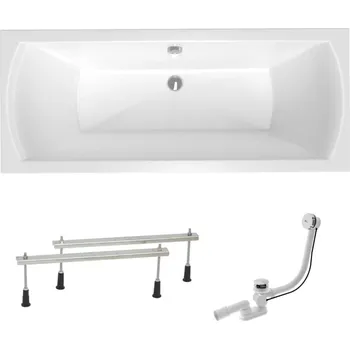 Umyvadlo Obdélníková vana Laguna Cube Way Plus 160x70 cm akrylát levá i pravá SIKOCUB1600AN