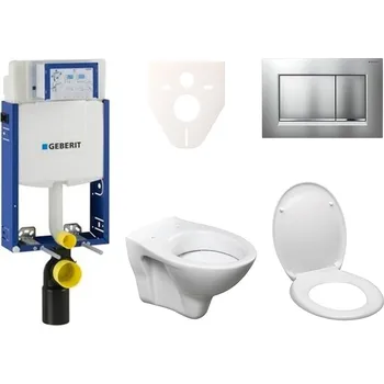 Bidet Cenově zvýhodněný závěsný WC set Geberit k zazdění + WC S-Line S-line Pro 110.302.00.5ND7