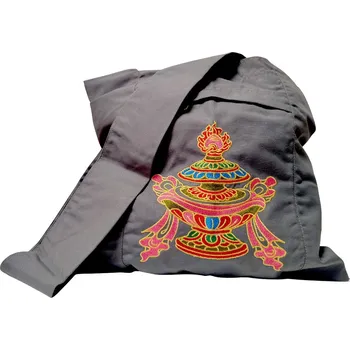 Váza Taška plátěná šedá - váza (číše)