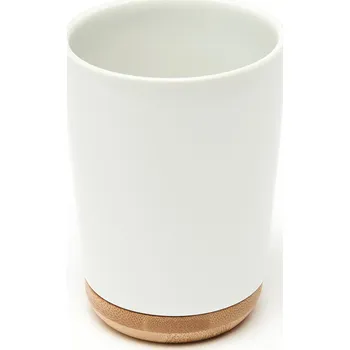 Držák na kartáček Držák kartáčků SAT Ella dřevo/bílá SATDELLA27BI