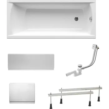 Umyvadlo Obdélníková vana SAT Fusion 160x70 cm akrylát levá i pravá SATVR160APNP