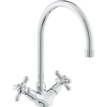 Vodovodní baterie Dřezová baterie Paffoni Ricordi s otočným raménkem chrom IR180