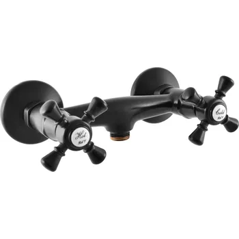 Vodovodní baterie Sprchová baterie RAV SLEZÁK Morava 150 mm černá MK380.5CMAT