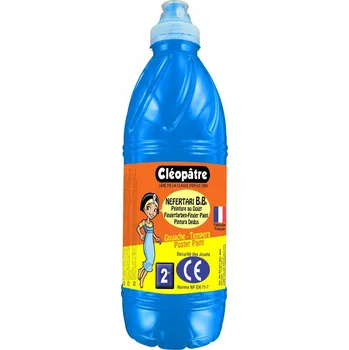 Vodová barva Prstová barva - tempera NEFERTARI BABY 1 Kg Základní Modrá