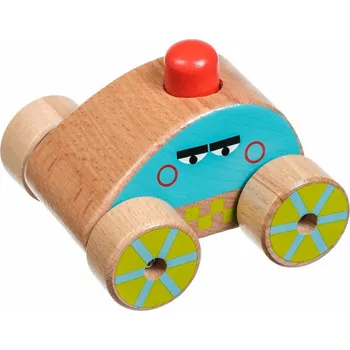 autíčko Dřevěné pískající auto