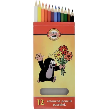 Výtvárné potřeby Koh-i-noor Pastelky velké Krtek 12 barev