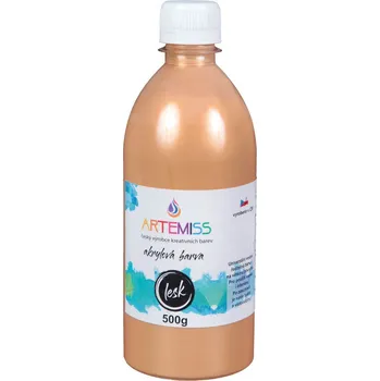 Vodová barva Akrylová barva - zlatá, 500 g