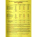 Skloňování vzorů podstatných jmen rodu středního