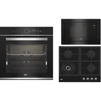 Set domácích spotřebičů Set spotřebičů Beko BBIM13400XCS + HILW64225S + BMGB25333BG