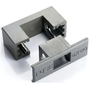 Autopojistky Pojistkový držák do DPS s krytem pro pojistky 5x20mm