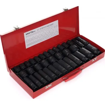 Kraft & Dele Rázové hlavice, 1/2", 35ks | KD11756