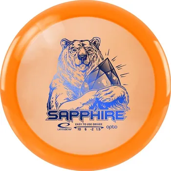 SAPPHIRE - Opto (Latitude64) - Easy-to-Use discgolf distance driver Barva: Oranžová 163-165g