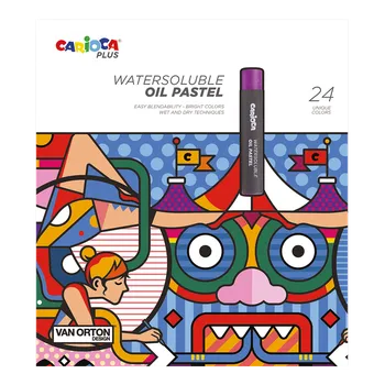 Pastelka Olejové pastely Carioca PLUS - box 24 ks