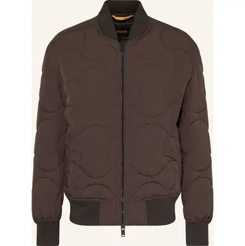 Pánský zimní kabát Boss Pánský Blouson Ovalley, tmavě hnědá, 50