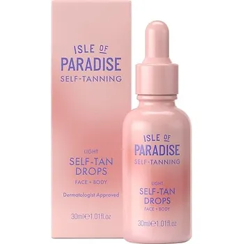 Samoopalovací přípravek 757359-SELF TANNING DROPS 2.0 LIGHT 30ML - Self Tanning Drops – Samoopalovací kapky - ISLE OF PARADISE