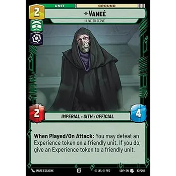 Sběratelská karetní hra Vaneé 082/264 - Legends of the Force Typ karty: Standard