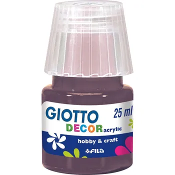 Vodová barva Akrylová barva Giotto Decor matt 25 ml - hnědá