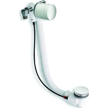 Sifon Silfra vanový automat s napouštěním přepadem bílý 47,5 cm SUCRTEKB