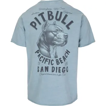 Pánské tričko PitBull West Coast - pánské triko PACIFIC modré M