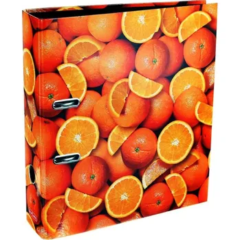 Herlitz Pořadač pákový A4/8 cm lamino - Pomeranče