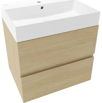 Koupelnová skříňka s umyvadlem Naturel Verona 60x50x45,5 cm světlé dřevo mat VERONA60SDU2