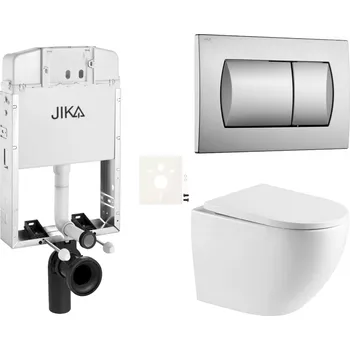Bidet Závěsný wc set k zazdění SAT SIKOJZREX67CRM