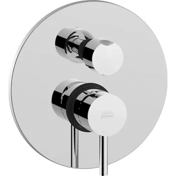 Vodovodní baterie Sprchová a vanová baterie Paffoni Light včetně podomítkového tělesa chrom LIG018CR