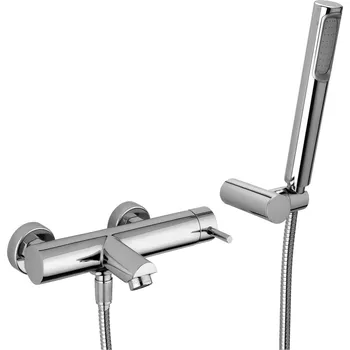 Vodovodní baterie Vanová baterie Paffoni Stick se sprchovým setem 150 mm chrom SK023CR