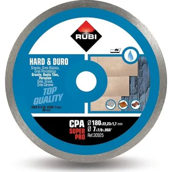 Pilový kotouč Diamantový Kotouč kontinualni 180 mm Rubi CPA SuperPro R30925