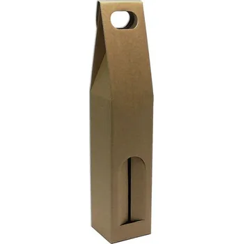 Odnosná krabice na víno VINKY 1 - hnědá