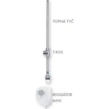 Radiátor Topná tyč Isan mini 300W bílá SKVMINI300