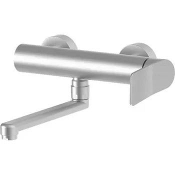 Vodovodní baterie Dřezová baterie Paffoni Tilt s otočným ramínkem 150 mm nerez TI161ST