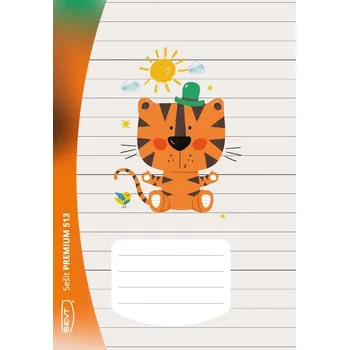 Sešit SEVT Sešit Premium 513, A5 10 l. linkovaný 12 mm