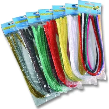 Modelovací drátky - průměr 8 mm, délka 50 cm, 100 ks - mix barev