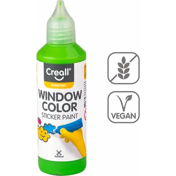Výtvarná barva Barva na sklo Creall Window color, 80 ml, světle zelená