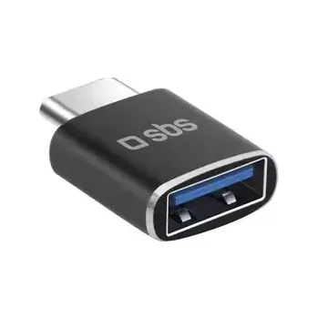 Datový kabel SBS Adaptér USB samica - USB-C samec černá (TEADAPTTCUSB)
