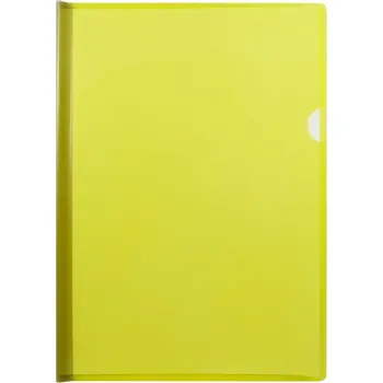 Desky s vázací lištou na 30 listů A4 - žluté