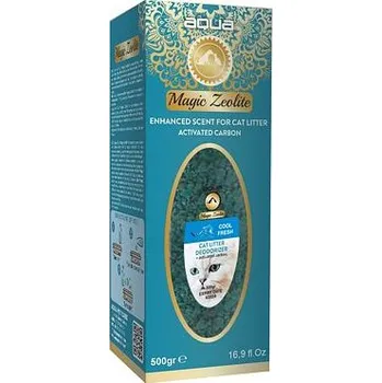 Přislušenství pro kočičí toaletu AQUA Magic Zeolite COOL FRESH - granulovaný deodorant pro kočičí WC, 500 g