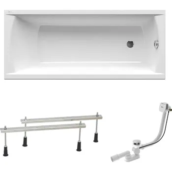 Umyvadlo Obdélníková vana SAT Fusion 150x70 cm akrylát levá i pravá SATVR150APN