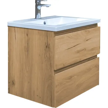 Nábytek Koupelnová skříňka s umyvadlem SAT B-Way dub mat BWAY260OAKU