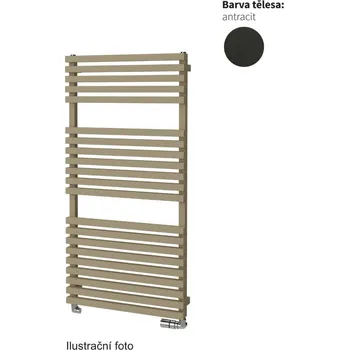 Radiátor Radiátor kombinovaný ISAN Club Edge 118,2x60 cm antracit DCLE11820600A