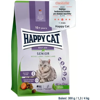 Krmivo pro kočku Happy Cat Senior Weide-Lamm / Jehněčí 1,3 kg