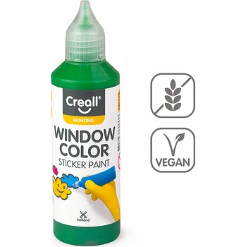 Výtvarná barva Barva na sklo Creall Window color, 80 ml, zelená