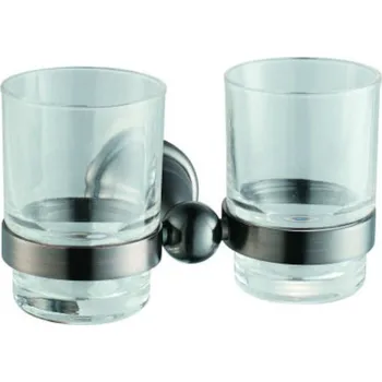 Držák na kartáček Držák skleniček WF Industrial olejem gumovaný bronz SIKODWFS47