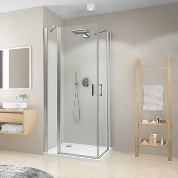 Roth CARIBA LINE CI EPF+CI EPF Sprchový kout obdélníkový 90x120 cm Profil: Chrom, Sklo: Hladké čiré