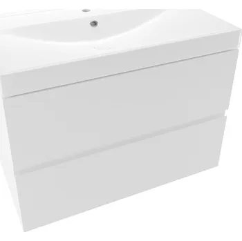 Koupelnový nábytek Koupelnová skříňka s umyvadlem Naturel Verona 80x50x45,5 cm bílá mat VERONA80BMU1