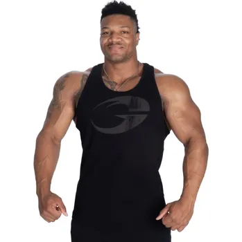 Pánské tílko Gasp RIB ESSENTIAL T-BACK BLACK – tílko Gasp černé Velikost: S