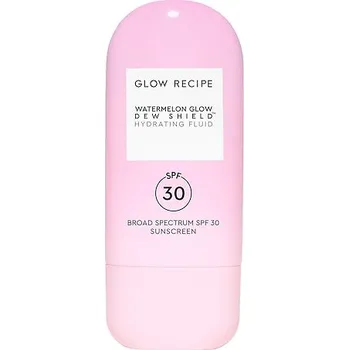 Přípravek na opalování 761165-WATERMELON GLOW DEW SHIELD SPF 30 - Watermelon Glow – Hydratační opalovací krém SPF 30 - GLOW RECIPE