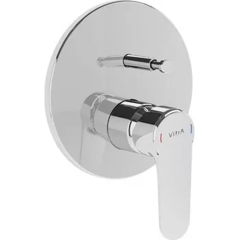 Vodovodní baterie Sprchová baterie VitrA Root Round bez podomítkového tělesa chrom A42727EXP